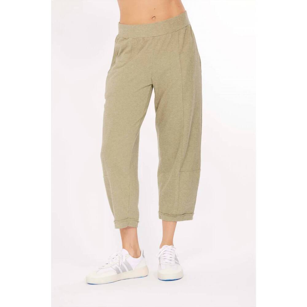 NEW MODODOC relaxed lantern pants in heather hazel